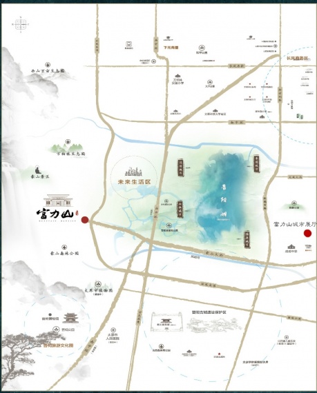 优活新天地区位图