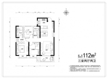 亿丰时代广场3室2厅2卫