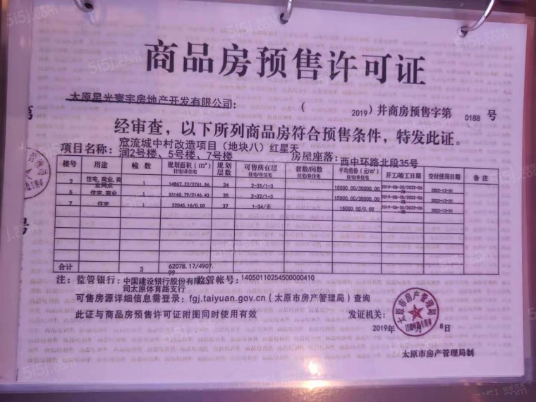 优活新天地预售许可证