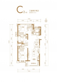 优活新天地3室2厅2卫