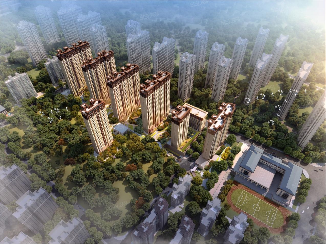 高尚领域行政公馆效果图