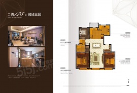 3室2厅2卫户型图