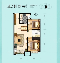 大唐印象2室2厅1卫