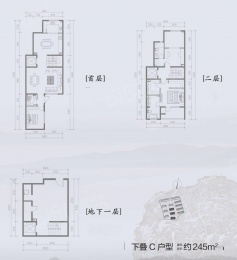 3室2厅3卫户型图