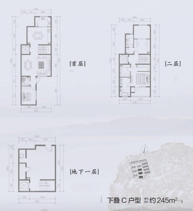 3室2厅3卫户型详情