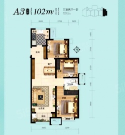 大唐印象3室2厅1卫
