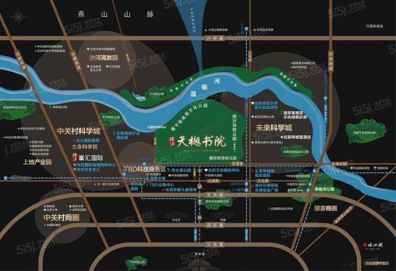 珠江天樾书院区位图