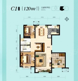 大唐印象3室2厅2卫