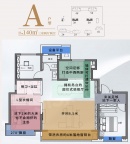 3室2厅2卫户型图