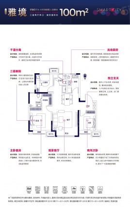 3室2厅2卫户型详情