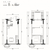未来城天街2室1厅1卫