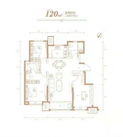 金地悦城大境3室2厅2卫