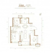 金地悦城大境3室2厅1卫