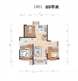 华发未来荟3室2厅1卫