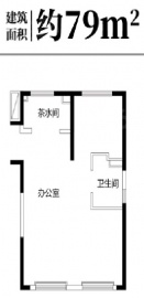 万科天地2室1厅1卫