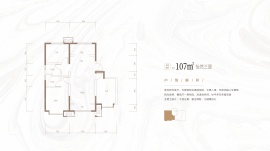 3室2厅2卫户型图