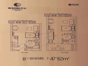 明发国际中心2室1厅1卫
