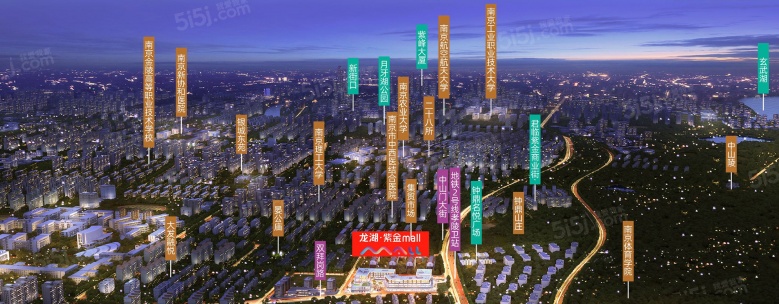 龙湖紫金原著商铺配套图