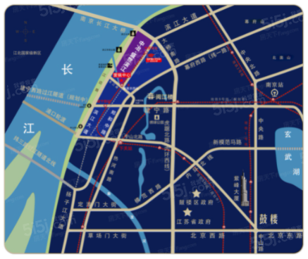 中冶盛世滨江区位图