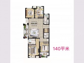 4室2厅2卫户型图