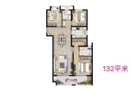 3室2厅2卫户型图