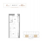 1室1厅1卫户型图