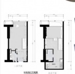 1室1厅1卫户型图