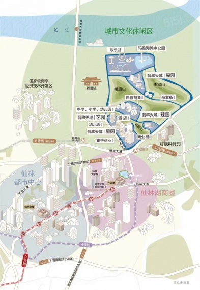 华侨城翡翠天域配套图
