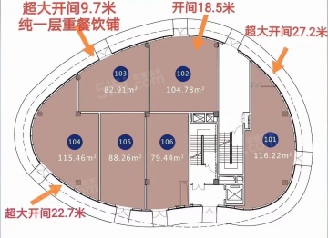 金轮星际中心商铺1室