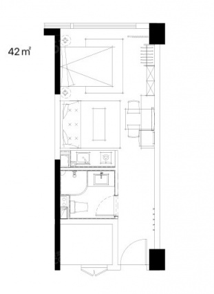 1室1厅1卫户型详情