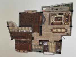 3室2厅2卫户型图