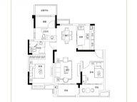 3室2厅2卫户型图