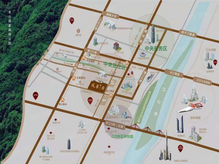 金地保利悦风华区位图