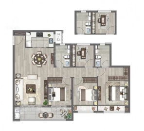 建发和著4室2厅2卫