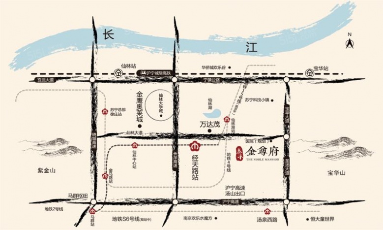 泰禾金尊府区位图