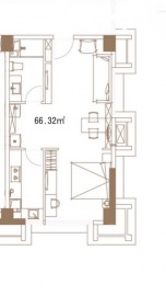 东亚青珑寓1室1厅1卫