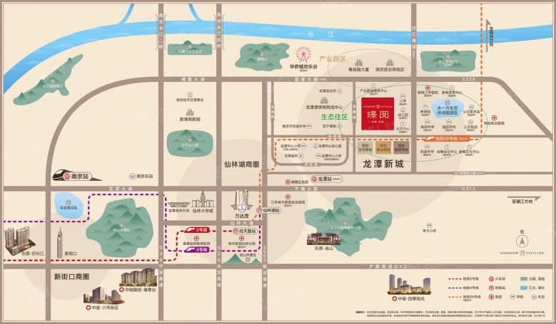 中骏东原璟阅区位图