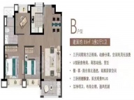 3室2厅1卫户型图