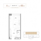 1室1厅1卫户型图