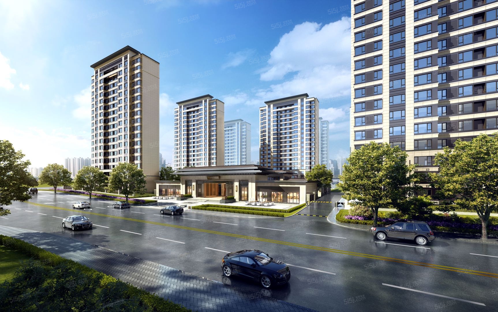 江宁孔雀城紫樾澜庭效果图