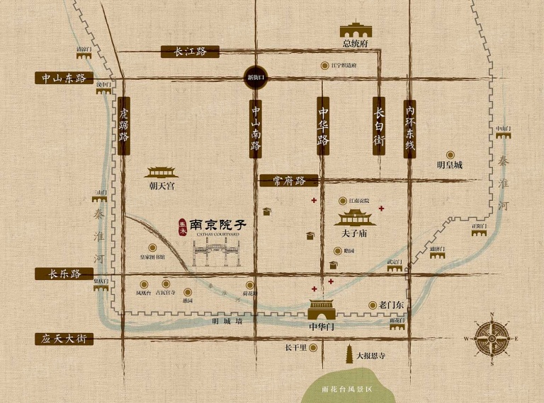 泰禾南京院子商铺区位图