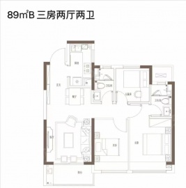 江悦润府3室2厅2卫