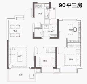 紫麒府3室