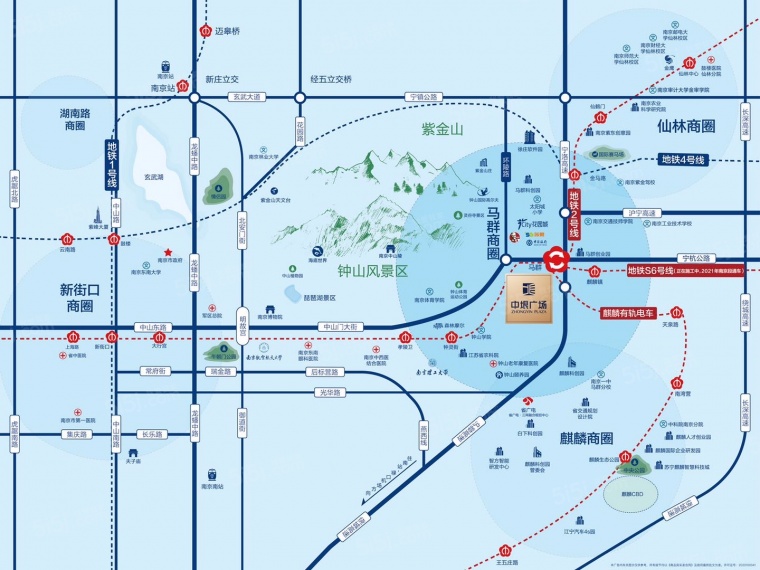 中垠广场区位图