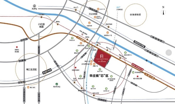 首创禧悦翠庭区位图