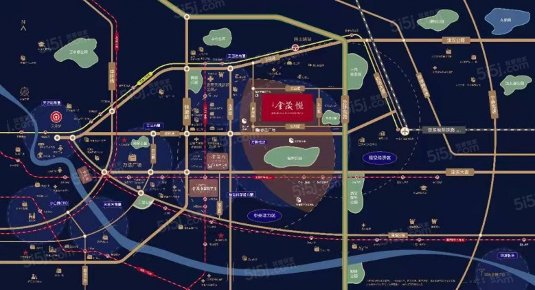 上东金茂悦区位图