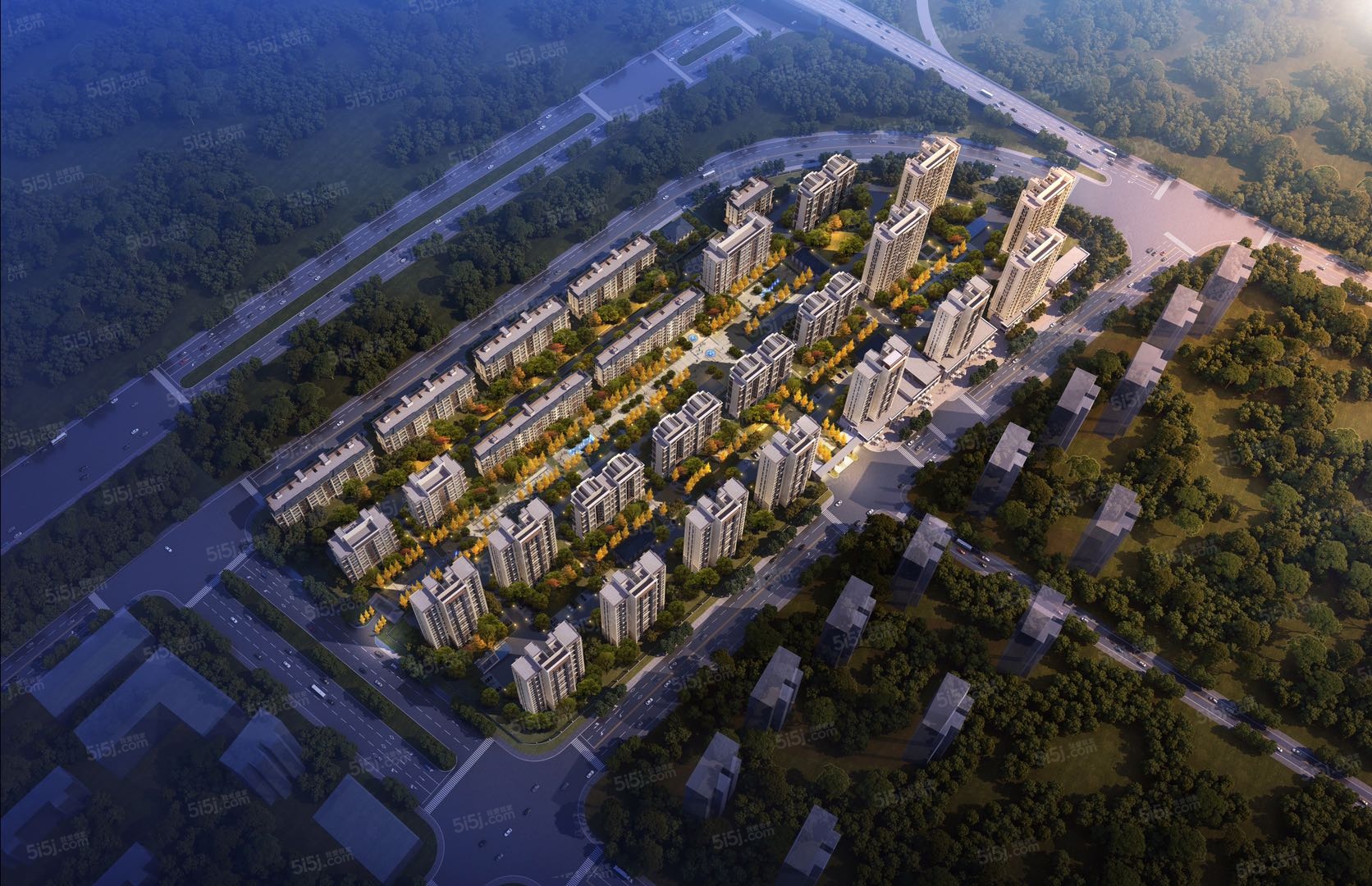 首创禧悦翠庭效果图