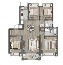栖霞栖园4室2厅2卫