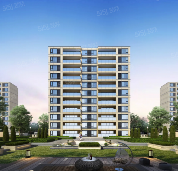 中建河风印月效果图