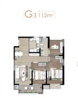 中旅运河名著3室2厅1卫